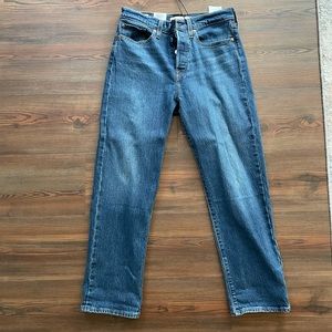 Levi wedgie straight jeans